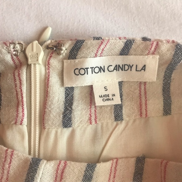 Tie Up Striped Skort - Picture 2 of 3